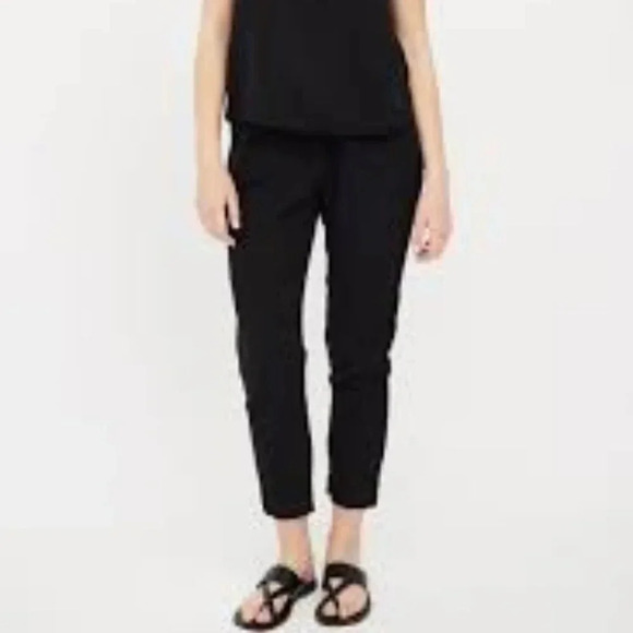 Xirena Black  Textured Cropped Tapered Jogger Pants XS - Picture 1 of 11